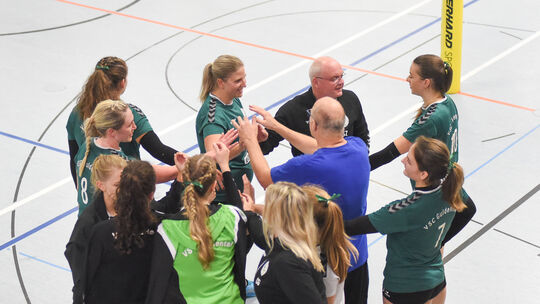 Abschiedsgruß: Die Volleyballerinnen des VSC Guldental haben sich aus der Oberliga zurückgezogen. Nicht nur für den Trainer und