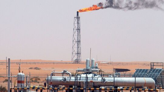 Ölfeld in Saudi-Arabien Ölfeld in Saudi-Arabien
