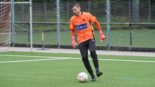 Auf einen weiteren Einsatz als Torwart will Berods Trainer Lukas Haubrich am Sonntag gegen Asbach gerne verzichten.