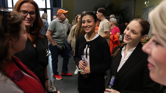 Auch Mitglieder des neu gewählten Jugendbeirates waren bei der Langen Nacht der Demokratie in der Neuwieder Volkshochschule dabe