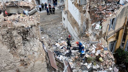 Explosion in Griechenland Explosion in Griechenland