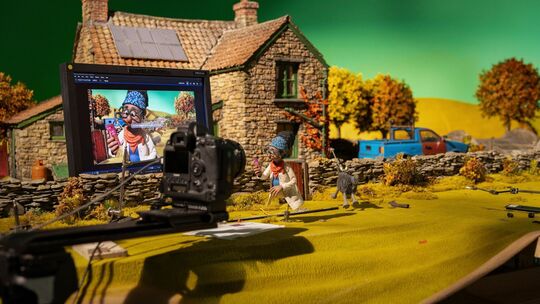 Zwei Sekunden Film am Tag: Beim Dreh von «Shaun das Schaf» Zwei Sekunden Film am Tag: Beim Dreh von «Shaun das Schaf»