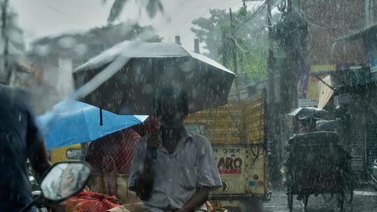 Unwetter in Indien