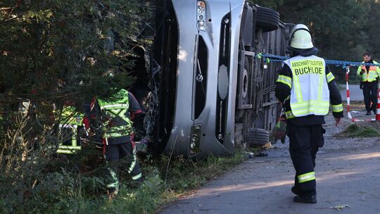 Schwerer Busunfall auf der A96 - Tote und Verletzte Schwerer Busunfall auf der A96 - Tote und Verletzte
