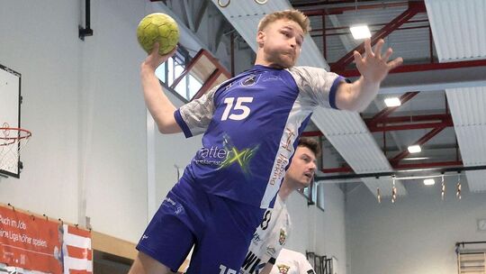 Antonio Cacic (hier am Ball im Heimspiel gegen HC Koblenz) war mit sieben Treffern der zweitbeste Werfer im Team der HSG Römerwa