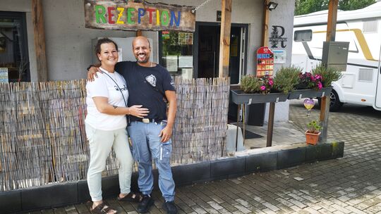 Daniela & Mo vom Campingplatz Leutesdorf, so wollen die beiden Wahl-Leutesdorfer aus Hessen genannt werden.