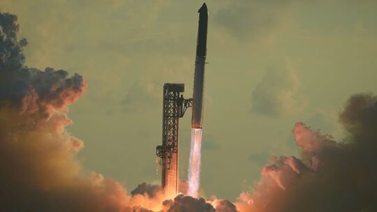 Start Raketensystem «Starship» von SpaceX Start Raketensystem «Starship» von SpaceX