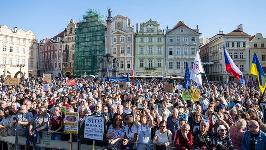 Proteste in Prag