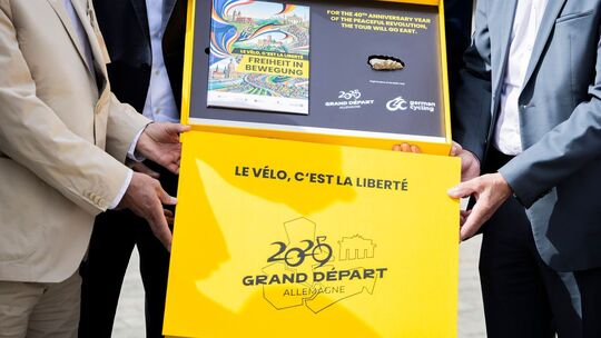 Übergabe Bewerbung um Start der Tour de France 2029