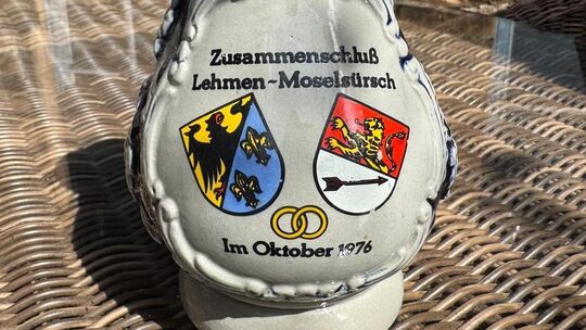 Lehmen und Moselsürsch "heirateten" im Oktober 1975.