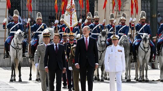 Frankreichs Präsident Macron zu Staatsbesuch in Spanien Frankreichs Präsident Macron zu Staatsbesuch in Spanien