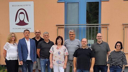 Der Gemeinderat von Niederhosenbach von links: Tanja Seibel, Michael Pelke (Ortsbürgermeister), Mario Schneider, Dirk Seibel, Ro