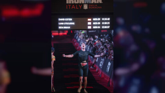 Außerordentlichen Kampfgeist bewies David Esten von der TG Oberlahnstein beim Ironman in Cervia (Emilia-Romagna). Total ausgepum