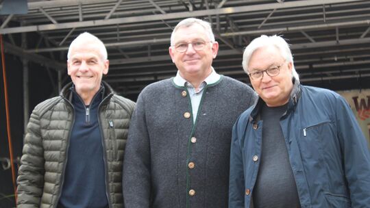 Verbandsgemeindebürgermeister Fred Jüngerich, Stadtbürgermeister Ralf Lindenpütz und Aktionskreisvorsitzender Thomas Wunder (von