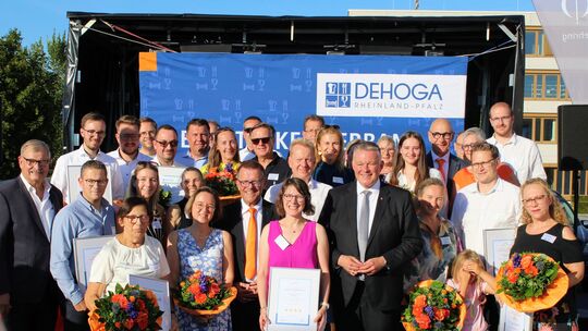 Dehoga-Feierstunde mit den ausgezeichneten Betrieben