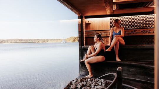 Sauna im Lehmonkärki Resort Sauna im Lehmonkärki Resort