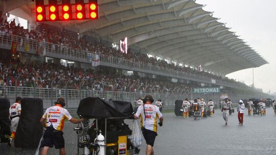 Formel 1 - GP Malaysia - Regen Formel 1 - GP Malaysia - Regen
