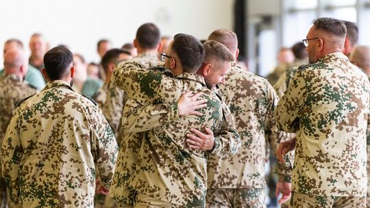 Rückkehr von Soldaten aus Erbil - Bundeswehr beendet Einsatz