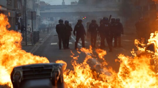 Schulproteste in Frankreich