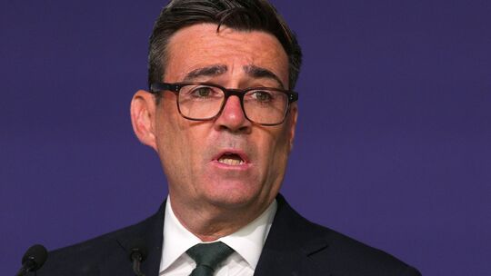 Britischer Premier Andy Burnham Britischer Premier Andy Burnham