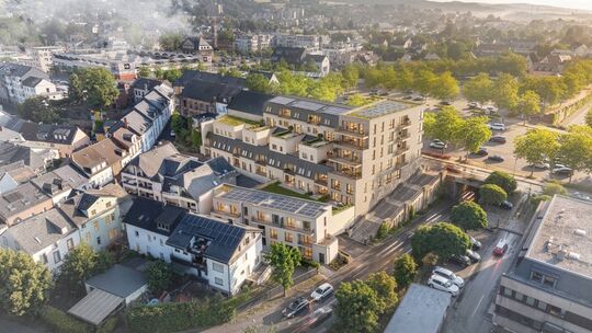 3D-Visualisierungen veranschaulichen, wie das „Schlossquartier" mit 35 neuen Eigentumswohnungen in der Schlossstraße in Wittlich