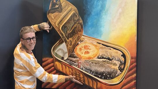 Silke Strothotte ist einer der kreativen Köpfe der Gruppe Bullayer Art. Nach der Ausstellungspremiere sagt sie: „Wir sind alle i