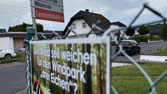 Der Vielbacher Gemeinderat hat den Bebauungsplan für einen Windpark im Bereich der „Drei Eichen“ für die Gemarkung Vielbach been Der Vielbacher Gemeinderat hat den Bebauungsplan für einen Windpark im Bereich der „Drei Eichen“ für die Gemarkung Vielbach been