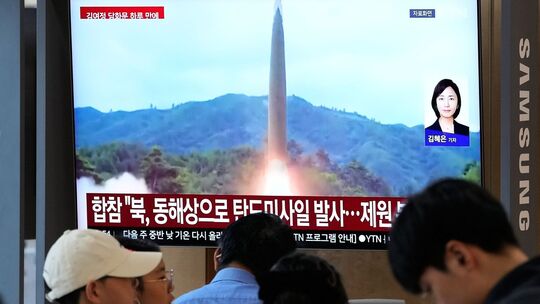 Nordkorea feuert ballistische Rakete