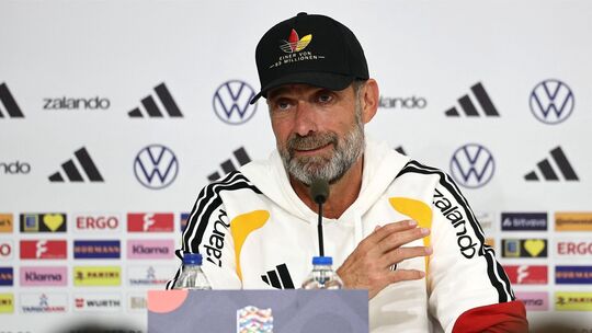 Fußball-Nationalmannschaft - Pressekonferenz