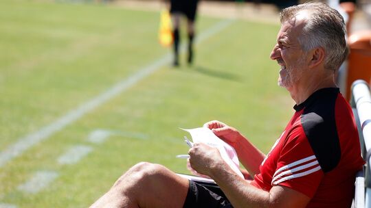 Freut sich über den ersten Heimsieg: Elvir Melunovic, Trainer des SV Alemannia Waldalgesheim.