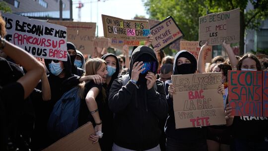 Schulproteste in Frankreich Schulproteste in Frankreich