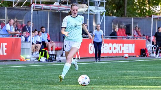 Ina Keller erzielte das zwischenzeitliche 1:0 für die Bäckermädchen.