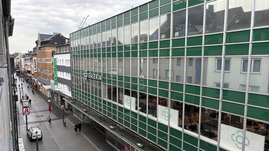 Galeria in der Koblenzer Löhrstraße steht seit Sommer auf dem Prüfstand.