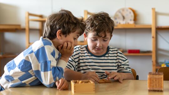 Zum dritten Mal ausgezeichnet: Bereits 2020 und 2023 erhielt die Montessori-Schule das MINT-Siegel, das jeweils drei Jahre gülti Zum dritten Mal ausgezeichnet: Bereits 2020 und 2023 erhielt die Montessori-Schule das MINT-Siegel, das jeweils drei Jahre gülti