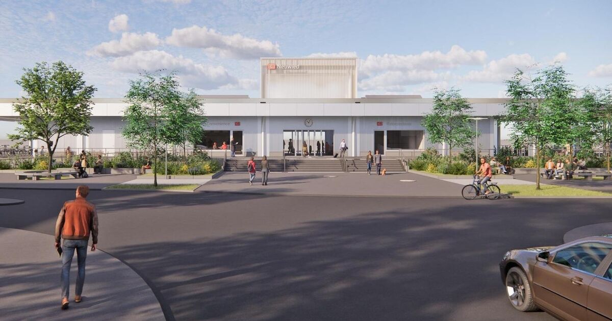 More gray than small and green: This is what the new Neuwied station could ...