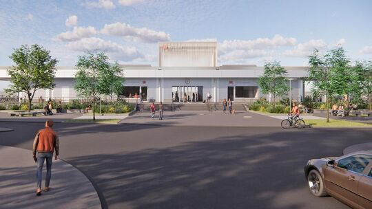 Die marode Wartehalle am Bahnhof Neuwied wird bis zum Jahresende 2026 abgerissen. Nach einem ersten Neubau-Entwurf verfügt der B Die marode Wartehalle am Bahnhof Neuwied wird bis zum Jahresende 2026 abgerissen. Nach einem ersten Neubau-Entwurf verfügt der B
