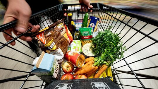Einkaufen im Supermarkt Einkaufen im Supermarkt