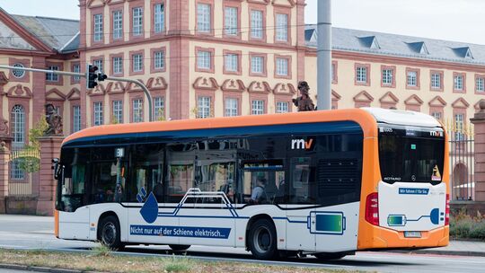 E-Busse in Mannheim E-Busse in Mannheim