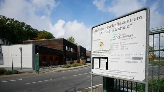 Am Standort des Abfallwirtschaftszentrums „Auf dem Scheid" in Niederzissen wird die Biogutvergärungsanlage errichtet.