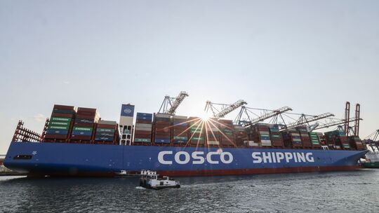Cosco-Containerschiff Cosco-Containerschiff
