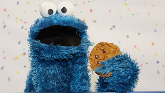 Krümelmonster Cookie mit Keks Krümelmonster Cookie mit Keks