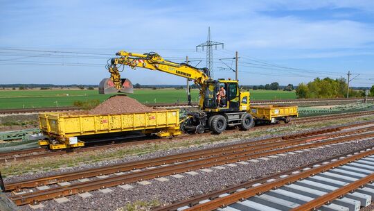 Beginn der Bahn-Bauarbeiten zwischen Hannover und Berlin