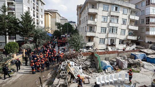 Gebäudeeinsturz in der Türkei