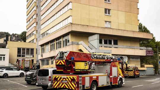 Am Freitag rückte die Feuerwehr zur Börse in Idar aus: in diesem Fall ein Fehlalarm.