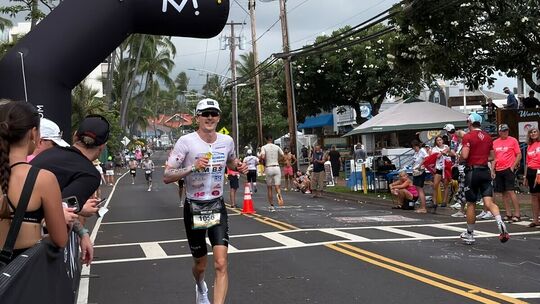 Beim abschließenden Marathon sah David Simon anfänglich noch gut aus, aber am Ende wurde es doch ein großer Kampf, den der Büche