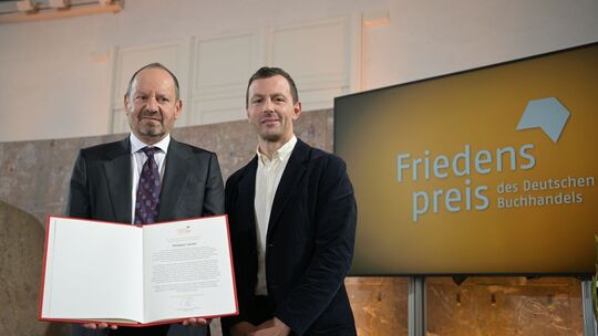 Übergabe Friedenspreis des Deutschen Buchhandels