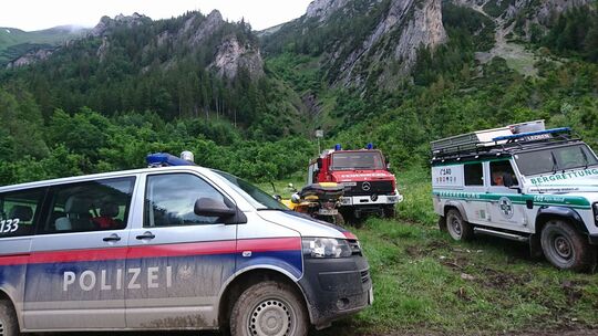 Zwei deutsche Bergsteiger in Österreich aus Bergnot gerettet Zwei deutsche Bergsteiger in Österreich aus Bergnot gerettet