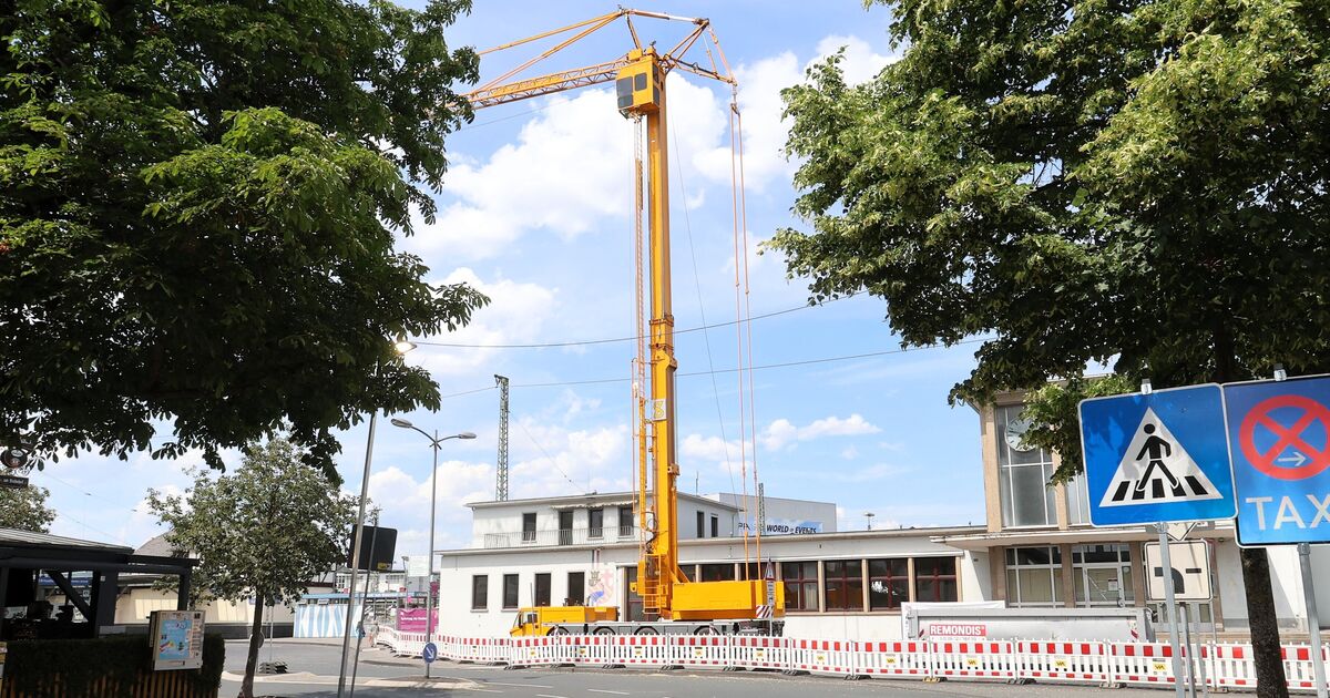 As part of the new train station construction: Wishes granted: Neuwied ...