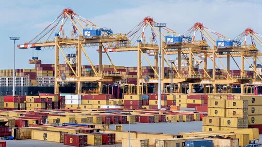 Containerterminal in Bremerhaven Containerterminal in Bremerhaven