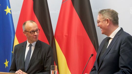 Alexander Schweitzer und Friedrich Merz Alexander Schweitzer und Friedrich Merz